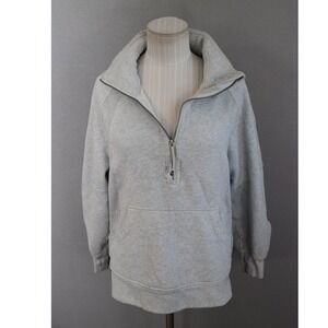 Lululemon Scuba Oversized Half-Zip Funnel Neck XS/S Grey Pullover Sweatshirt